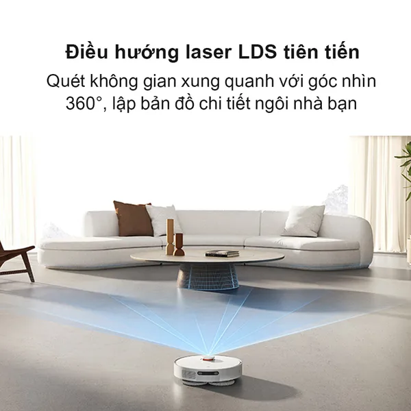 Robot Hút Bụi Lau Nhà Tự Giặt Giẻ Xiaomi X20 Plus