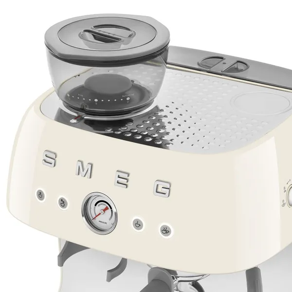 Máy Pha Cà Phê Tích Hợp Xay Smeg EGF03CREU Màu Kem