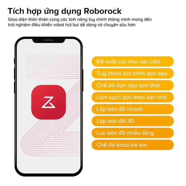 Robot Hút Bụi Roborock Qrevo S Pro Màu Trắng