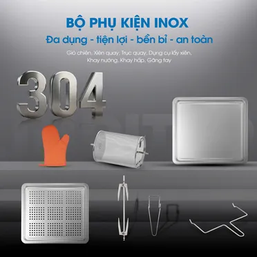 Nồi Chiên Hơi Nước Kalite Jupiter Pro 18 Lít 8