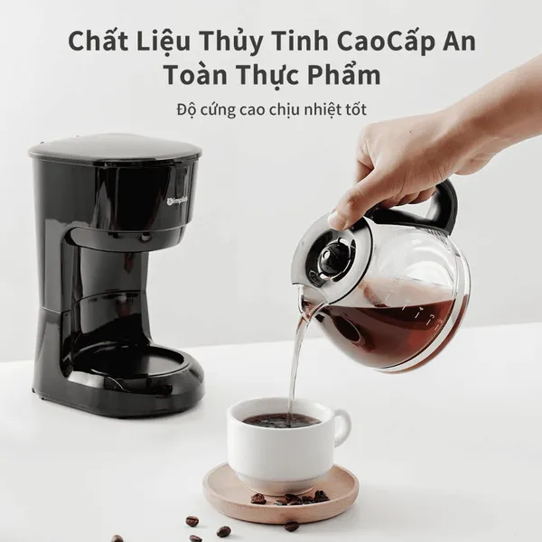 Máy Pha Cà Phê Phễu Lọc Kiểu Mỹ Simplus KFJH011BK00