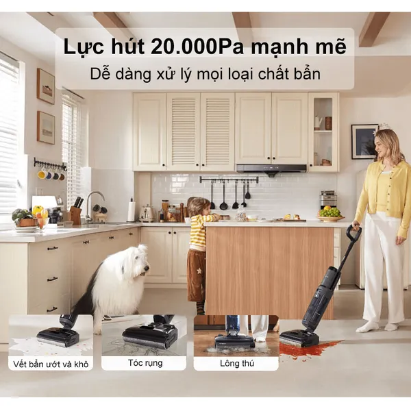 Máy Lau Sàn Hút Bụi Tineco Floor One S6 Stretch Extreme