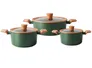 Bộ Nồi Chống Dính Ceramic Elmich Harmony EL5246PT01 Size 18, 20, 24cm