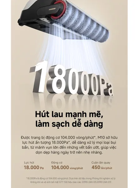 Máy Hút Bụi Lau Nhà Mova M10