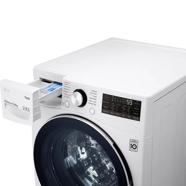 Máy Giặt Sấy LG Inverter 15/8 Kg F2515RTGW