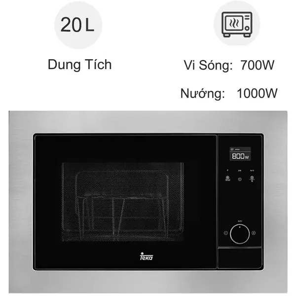 Lò Vi Sóng Âm Teka MS 620 BIS-20 Lít