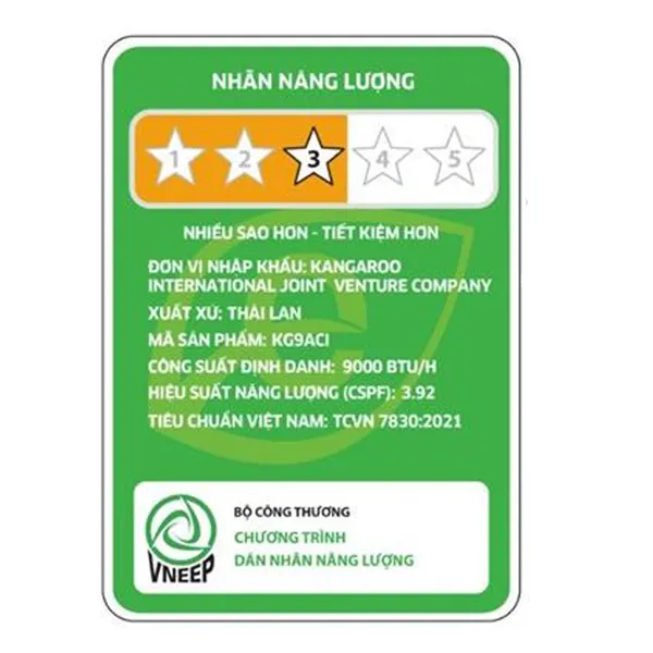Máy Lạnh Kangaroo Inverter 1 Hp KG9ACI