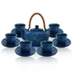 Bộ ấm trà hoa văn chạm nổi (TP003)