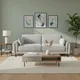 Sofa 3 Chỗ Vale 1307 Xám Nhạt