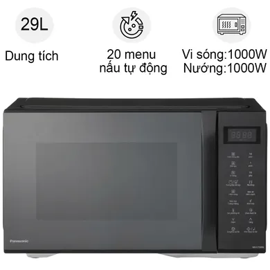Lò Vi Sóng Nướng Đối Lưu Chiên Không Dầu Panasonic NN-CT56RBYUE 29 Lít