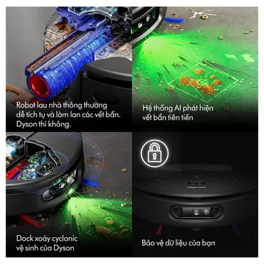 Robot Hút Bụi Lau Nhà Dyson Spot+Scrub™ Ai RB05-A 8