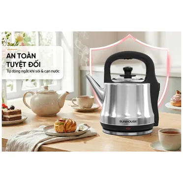 Ấm Siêu Tốc Inox 5 Lít Sunhouse SHD1403 10