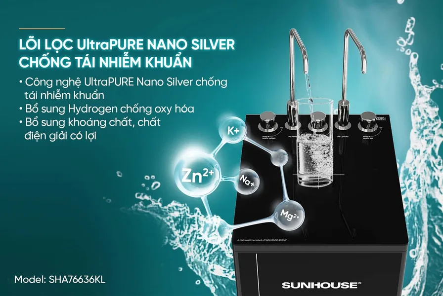 Máy Lọc Nước RO UltraPURE Sunhouse SHA76636KL 11 Lõi
