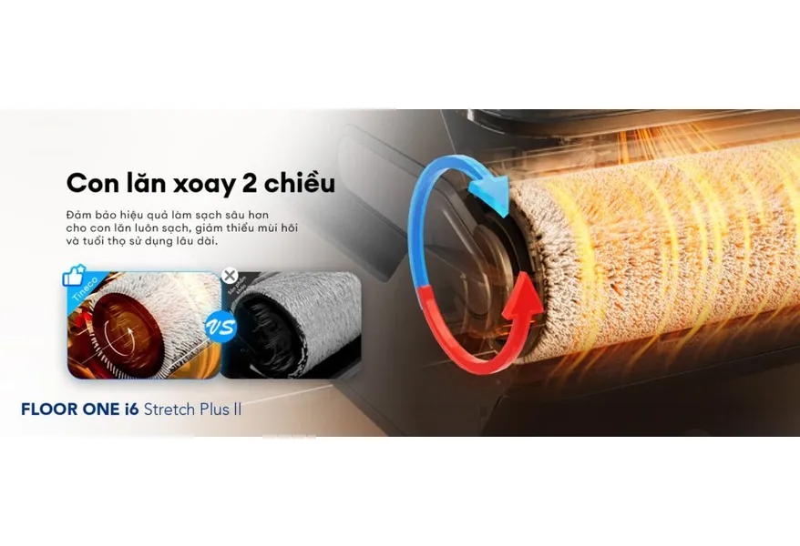 Máy Lau Sàn Hút Bụi Tineco Floor One i6 Stretch Plus II