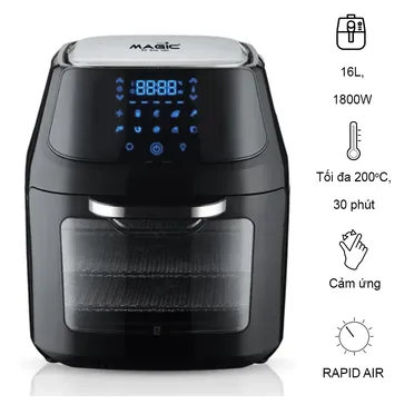 Nồi Chiên Không Dầu Kết Hợp Lò Nướng Magic Eco M16