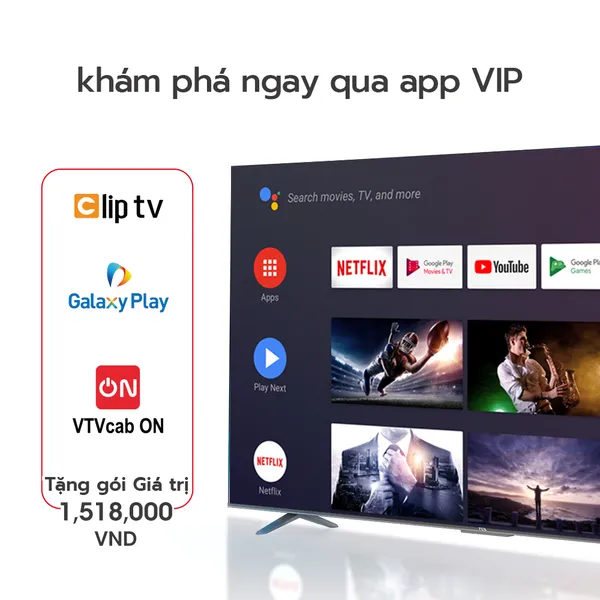Google Tivi TCL 4K 43 Inch 43T66