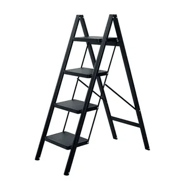 Thang Ghế Gấp Gọn Thông Minh 4 Bậc Fujihome SL104B (Black)