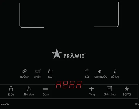 Bếp Điện Từ Đơn Pramie PRMY-1111 - Xuất Xứ Malaysia (Tặng Kèm Nồi) 4