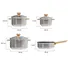 Bộ Nồi Chảo Inox 5 Đáy Sunhouse SHG789