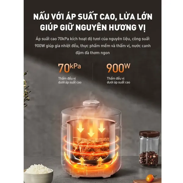 Nồi Cơm Áp Suất Điện Tử Joyoung JHPC-5039 5 Lít