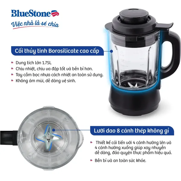 Máy Làm Sữa Hạt Đa Năng BlueStone BLB-6038 1.75 Lít