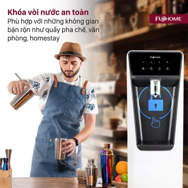 Máy Lọc Nước RO Tích Hợp Làm Nóng Lạnh Fujhome WP9201C 8