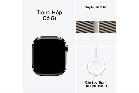 Apple Watch Series 10 42mm 4G Viền Titan Dây Thép 1