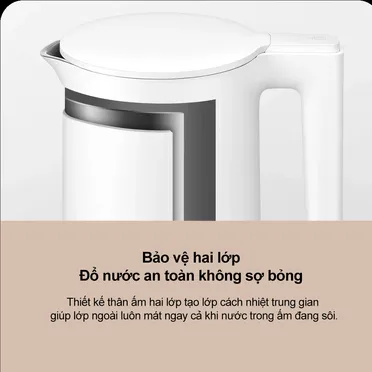 Ấm Đun Nước Xiaomi Smart Kettle 2 Pro EU (BHR9107EU) 1.7 Lít 15