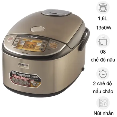 Nồi Cơm Điện Zojirushi NP-HRQ18 1.8 Lít - Xuất Xứ Nhật Bản