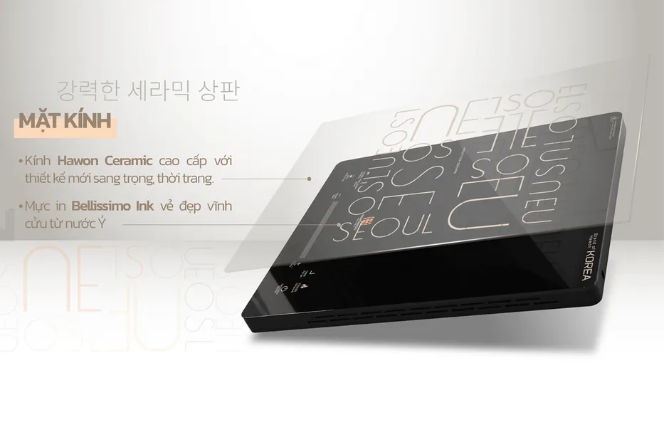 Bếp Điện Từ Đơn Kèm Nồi Lẩu Hawonkoo SEOUL-CEH-109-I