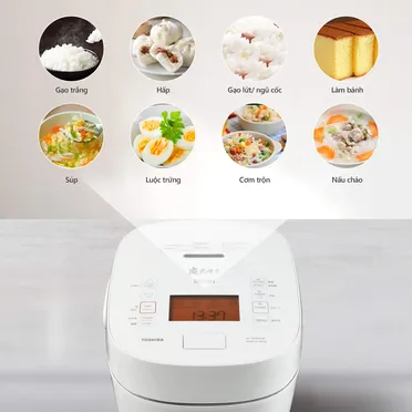 Nồi Cơm Cao Tần Áp Suất Chân Không Toshiba RC-18VXWVN(W) 1.8 Lít - Xuất Xứ Nhật Bản 19