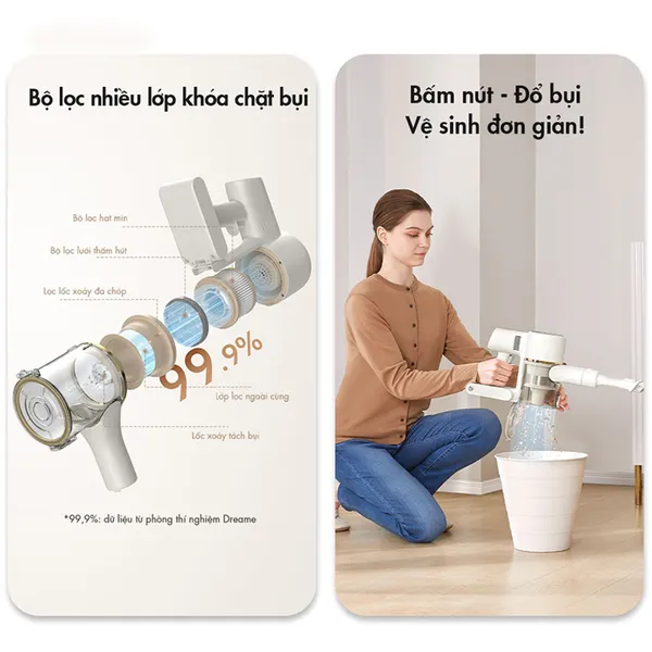 Máy Hút Bụi Cầm Tay Dreame R10