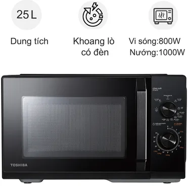 Lò Vi Sóng Có Nướng Toshiba MW3-MG25PE(BK) 25 Lít