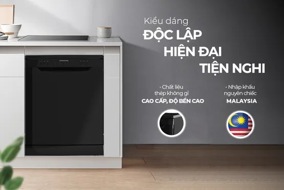 Máy Rửa Bát Sunhouse SHB8014SMB 6