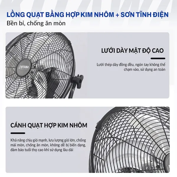 Quạt Chân Quỳ Năng Lượng Mặt Trời Kitawa 30W SF1.30