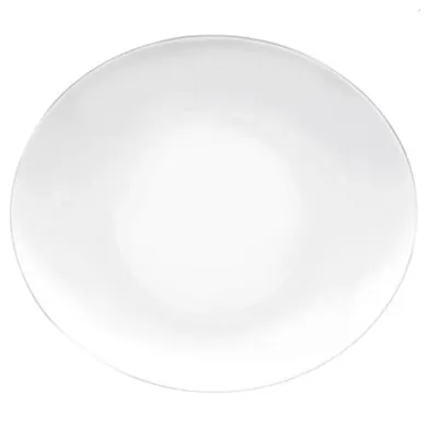 PROMETEO Đĩa Thủy Tinh Màu Trắng 22 X 19