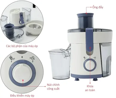 Máy ép trái cây Philips HR1811 7