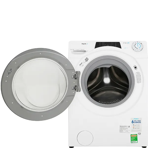 Máy Giặt Sấy Candy Inverter 9/6 Kg ROW 4966DWHC / 1-S