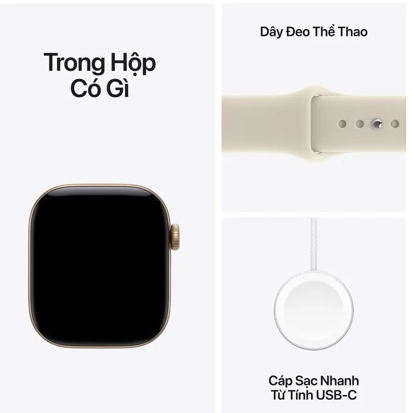 Apple Watch Series 12 GPS + Cellular 42mm Viền Nhôm Dây Silicone