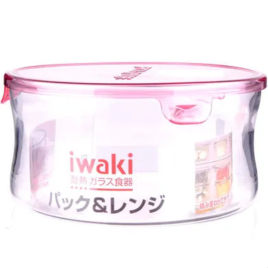 Hộp Thủy Tinh Tròn IWAKI 840ML KT7402-P