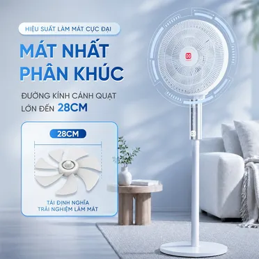 Quạt Đứng Điều Khiển Bằng Giọng Nói Masuto MSAirPro 2