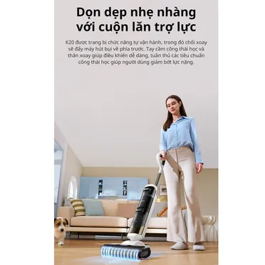 Máy Hút Bụi Lau Sàn Khô Và Ướt Đa Năng Dreame Mova K20 10