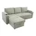 Sofa góc L (góc phải) 8604 Xám 1