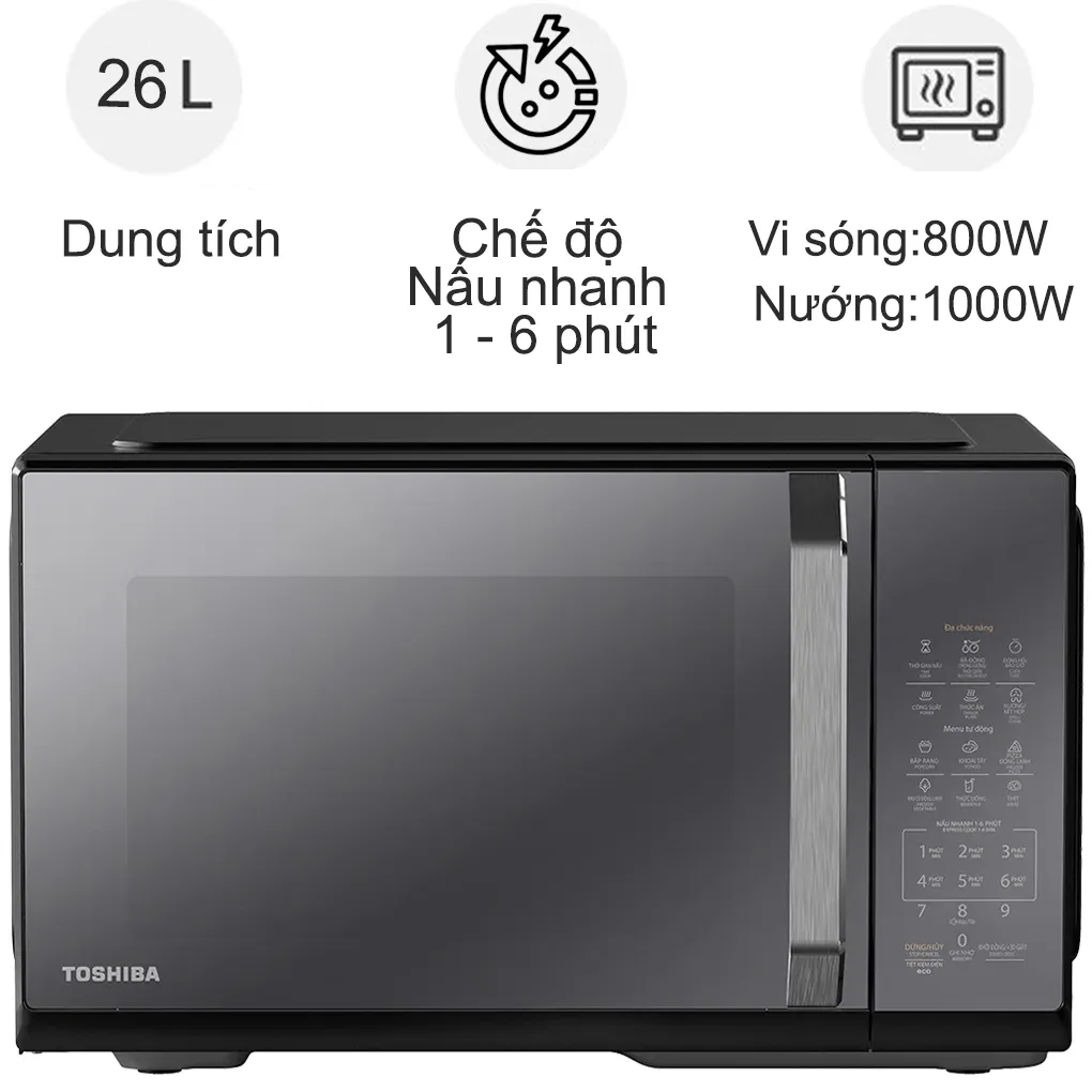 L&ograve; Vi S&oacute;ng C&oacute; Nướng MW3-EG26PE(BM) VN 26 L&iacute;t - Th&aacute;i Lan
