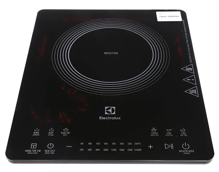 Bếp từ đơn Electrolux ETD42SKR 2100W (Tặng Kèm Nồi)