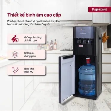 Cây Nước Nóng Lạnh Bình Âm Cao Cấp Fujihome WD211UE 1
