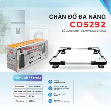 Chân Đỡ Tủ Lạnh Cảnh Phong Side By Side CD5292