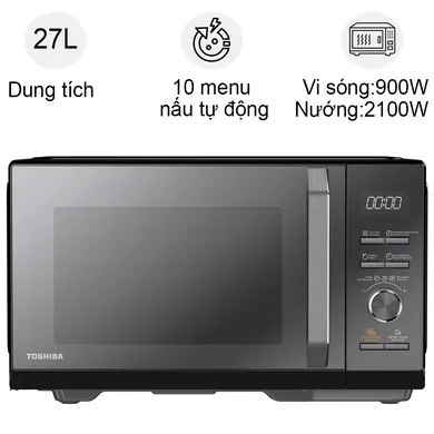 Lò Vi Sóng Kết Hợp Nướng Toshiba MW3-AC27PE(BM)VN 27 Lít - Xuất Xứ Thái Lan