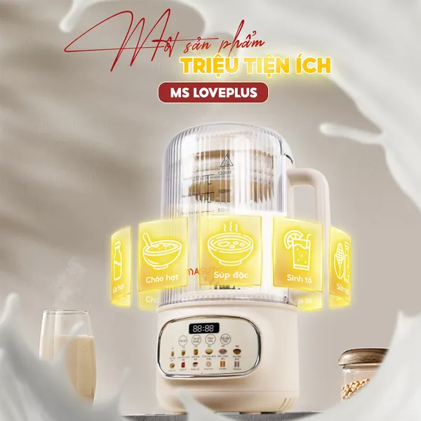 Máy Làm Sữa Hạt Masuto MSLovePlus