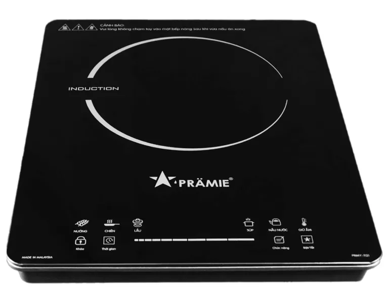 Bếp Điện Từ Đơn Pramie PRMY-1121 - Xuất Xứ Malaysia (Tặng Kèm Nồi)